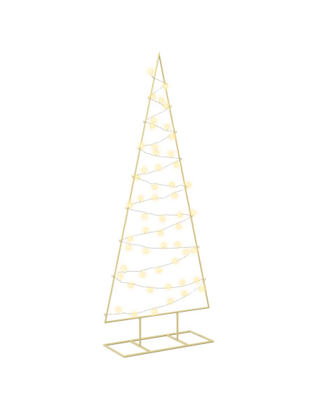 Albero di Natale in metallo con LED KUOPIO 150 cm Bianco caldo