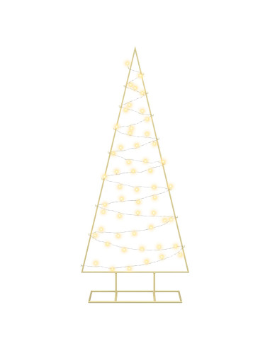 Albero di Natale in metallo con LED KUOPIO 150 cm Bianco caldo