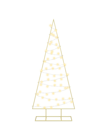 Albero di Natale in metallo con LED KUOPIO 150 cm Bianco caldo