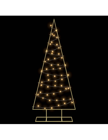 Albero di Natale in metallo con LED KUOPIO 150 cm Bianco caldo