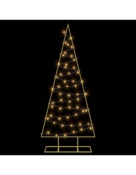 Albero di Natale in metallo con LED KUOPIO 150 cm Bianco caldo