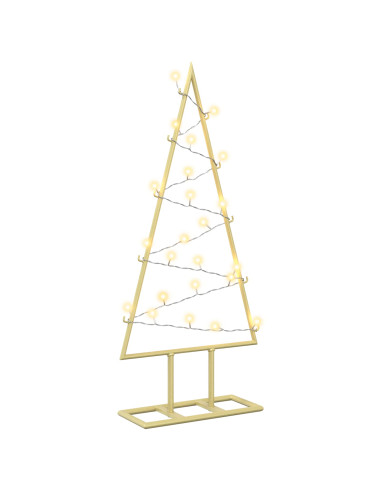 Albero di Natale in metallo con LED KUOPIO 60 cm Bianco caldo