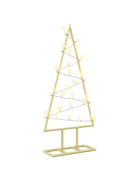 Albero di Natale in metallo con LED KUOPIO 60 cm Bianco caldo