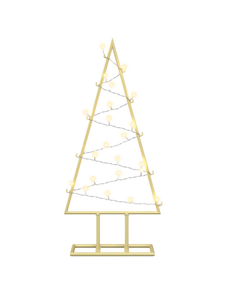 Albero di Natale in metallo con LED KUOPIO 60 cm Bianco caldo