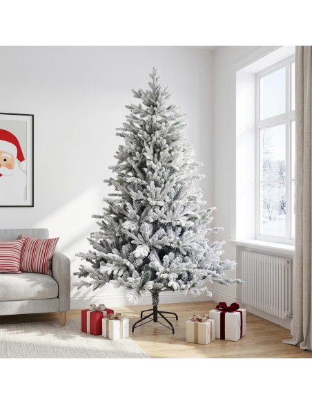 Albero di Natale Artificiale con Rami Pieghevoli 210 cm