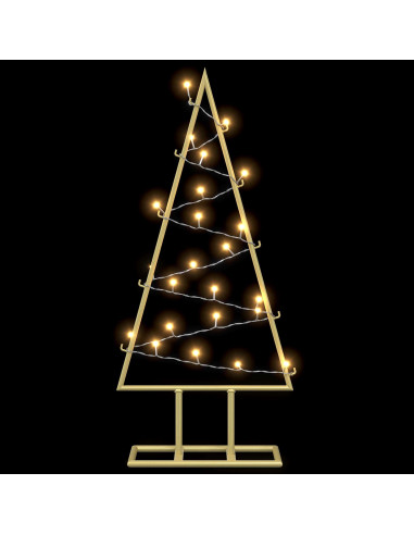 Albero di Natale in metallo con LED KUOPIO 60 cm Bianco caldo