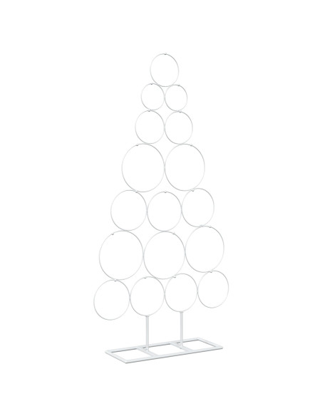 Albero di Natale in metallo con supporto KUOPIO 90 cm Acciaio