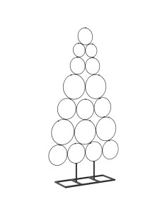 Albero di Natale in metallo con supporto KUOPIO 90 cm Acciaio 2
