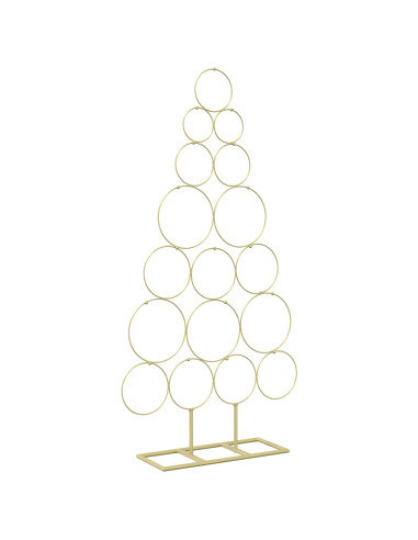 Albero di Natale in metallo con supporto KUOPIO 90 cm Acciaio