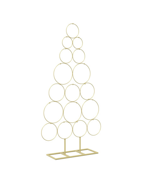 Albero di Natale in metallo con supporto KUOPIO 90 cm Acciaio