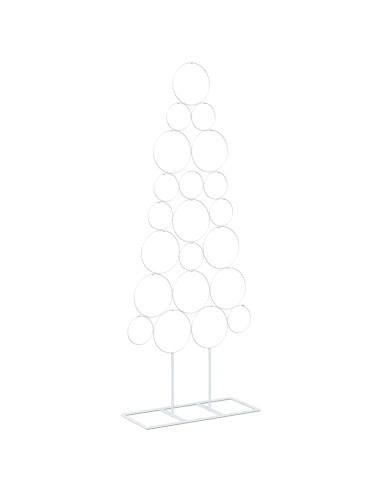 Albero di Natale in metallo con supporto KUOPIO 125 cm Acciaio