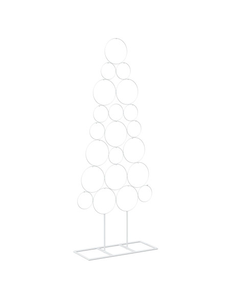 Albero di Natale in metallo con supporto KUOPIO 125 cm Acciaio
