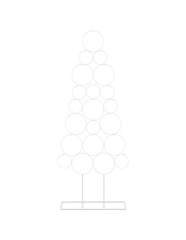 Albero di Natale in metallo con supporto KUOPIO 125 cm Acciaio