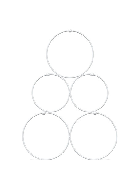 Albero di Natale in metallo con supporto KUOPIO 125 cm Acciaio