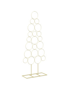 Albero di Natale in metallo con supporto KUOPIO 125 cm Acciaio 2