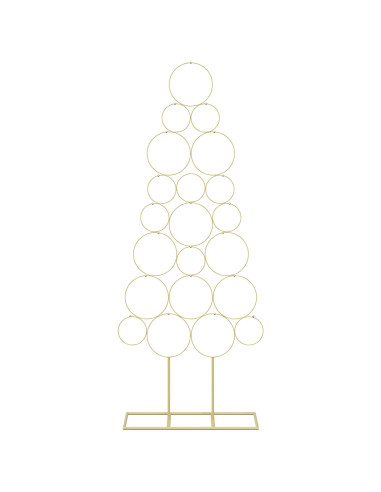 Albero di Natale in metallo con supporto KUOPIO 125 cm Acciaio