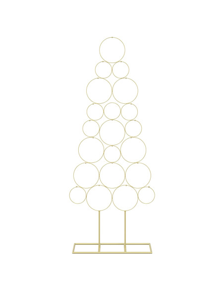 Albero di Natale in metallo con supporto KUOPIO 125 cm Acciaio