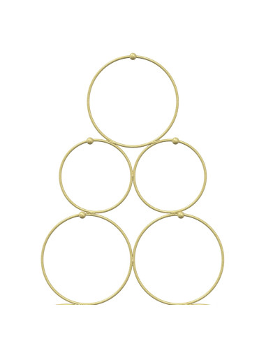 Albero di Natale in metallo con supporto KUOPIO 125 cm Acciaio