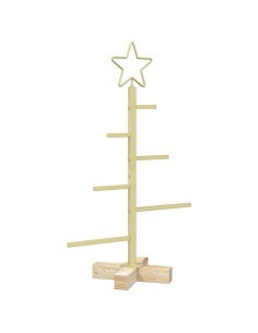 Albero di Natale in metallo con supporto KUOPIO 60 cm Acciaio 2