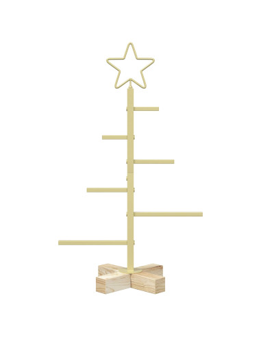 Albero di Natale in metallo con supporto KUOPIO 60 cm Acciaio