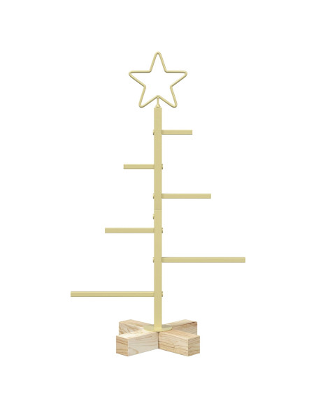 Albero di Natale in metallo con supporto KUOPIO 60 cm Acciaio