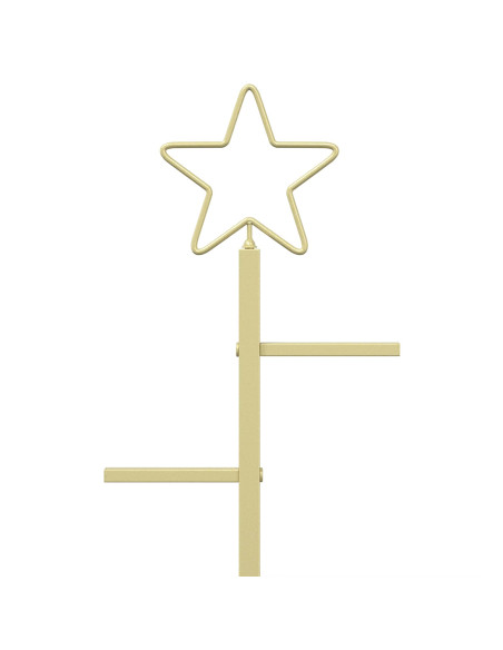 Albero di Natale in metallo con supporto KUOPIO 60 cm Acciaio