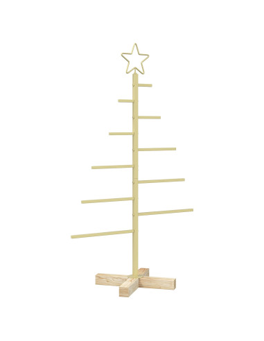 Albero di Natale in metallo con supporto KUOPIO 90 cm Acciaio