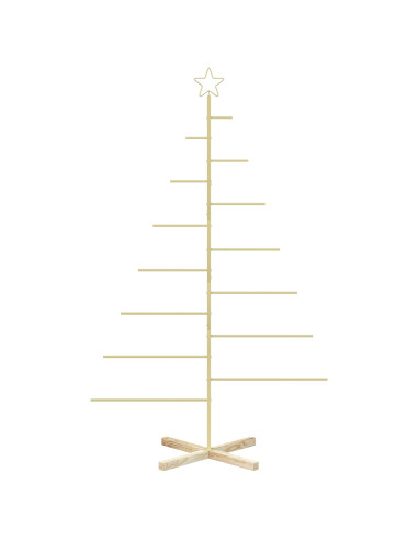 Albero di Natale in metallo con supporto KUOPIO 180 cm Acciaio