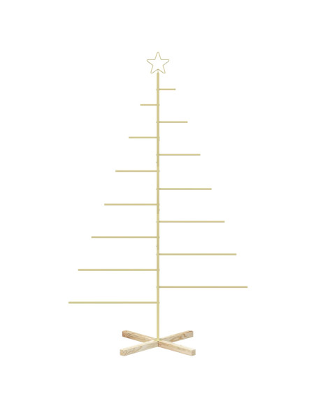 Albero di Natale in metallo con supporto KUOPIO 180 cm Acciaio