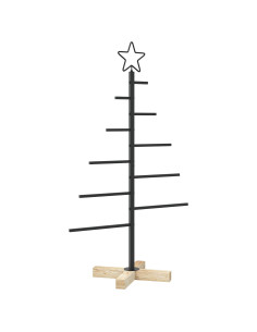 Albero di Natale in metallo con supporto KUOPIO 90 cm Acciaio 2