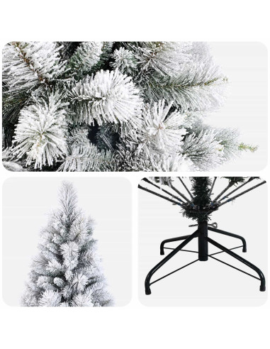 Albero di Natale Artificiale con Rami Pieghevoli 120 cm