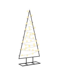 Albero di Natale in metallo con LED KUOPIO 90 cm Bianco caldo 2