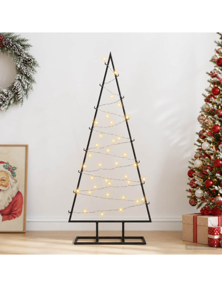 Albero di Natale in metallo con LED KUOPIO 90 cm Bianco caldo