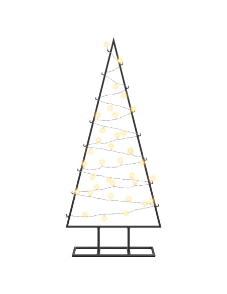 Albero di Natale in metallo con LED KUOPIO 90 cm Bianco caldo