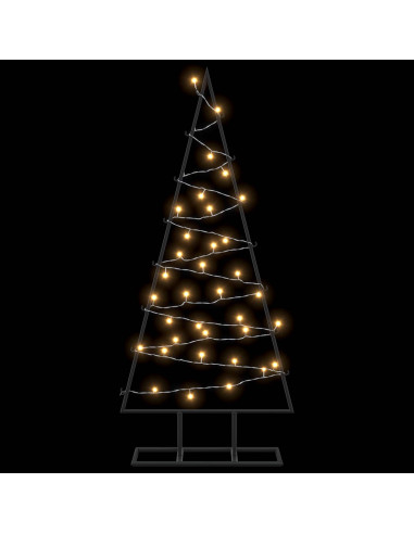 Albero di Natale in metallo con LED KUOPIO 90 cm Bianco caldo