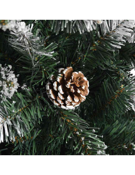 Albero di Natale artificiale con 300 LED Verde 240 cm