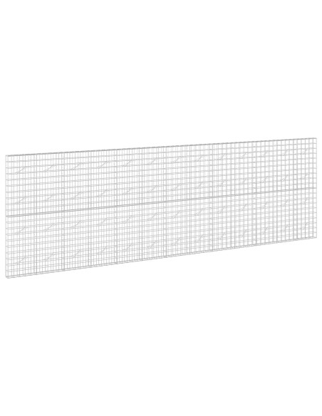 Gabione con filo da 5 mm e rete 10x10 cm 650x10x200 cm