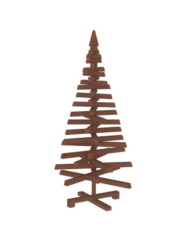 Albero di Natale in legno KOTKA 120 cm Legno Massello di Pino
