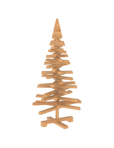 Albero di Natale in legno KOTKA 90 cm Legno Massello di Pino