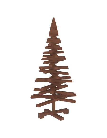 Albero di Natale in legno KOTKA 90 cm Legno Massello di Pino