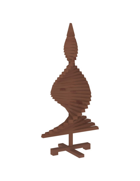 Albero di Natale in legno KOTKA 90 cm Legno Massello di Pino