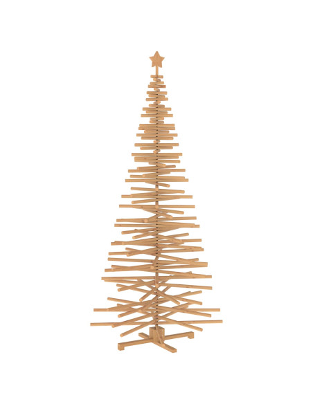 Albero di Natale in legno KOTKA 240 cm Legno Massello di Pino
