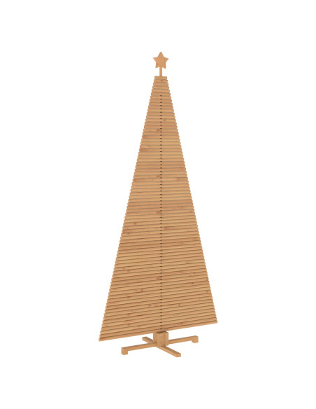 Albero di Natale in legno KOTKA 240 cm Legno Massello di Pino
