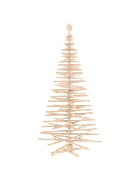 Albero di Natale in legno KOTKA 210 cm Legno Massello di Pino