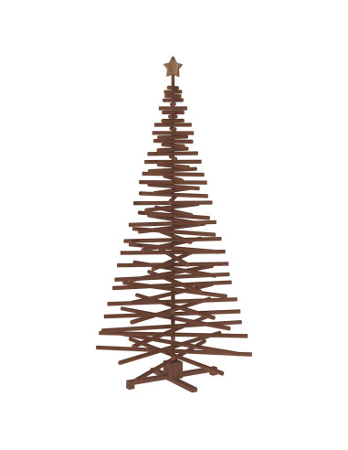 Albero di Natale in legno KOTKA 210 cm Legno Massello di Pino