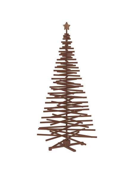 Albero di Natale in legno KOTKA 210 cm Legno Massello di Pino