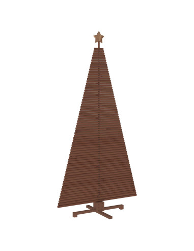 Albero di Natale in legno KOTKA 210 cm Legno Massello di Pino