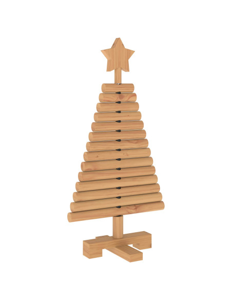 Albero di Natale in legno KOTKA 60 cm Legno Massello di Pino