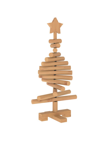 Albero di Natale in legno KOTKA 60 cm Legno Massello di Pino