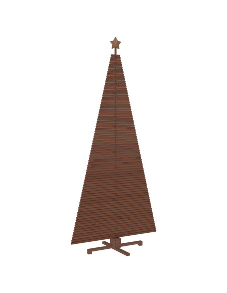 Albero di Natale in legno KOTKA 240 cm Legno Massello di Pino